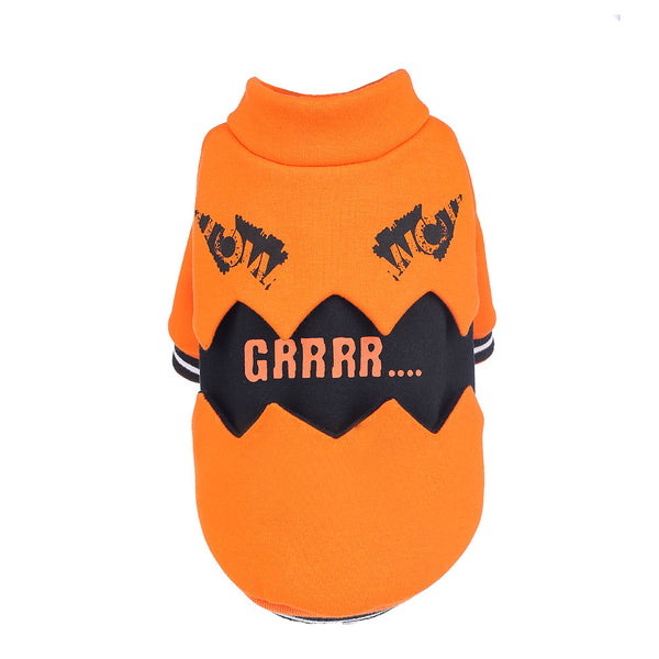 Disfraz de calabaza para perros